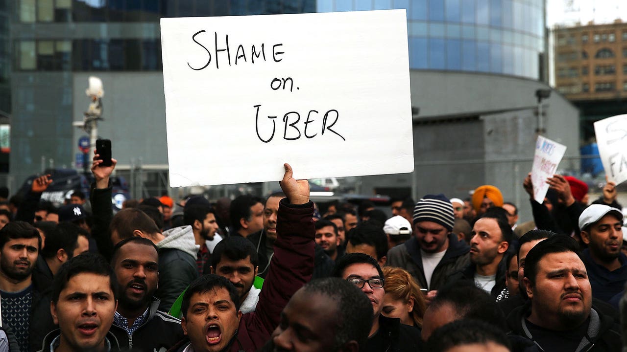 Angry Uber drivers want to 'shut down' Super Bowl Sunday